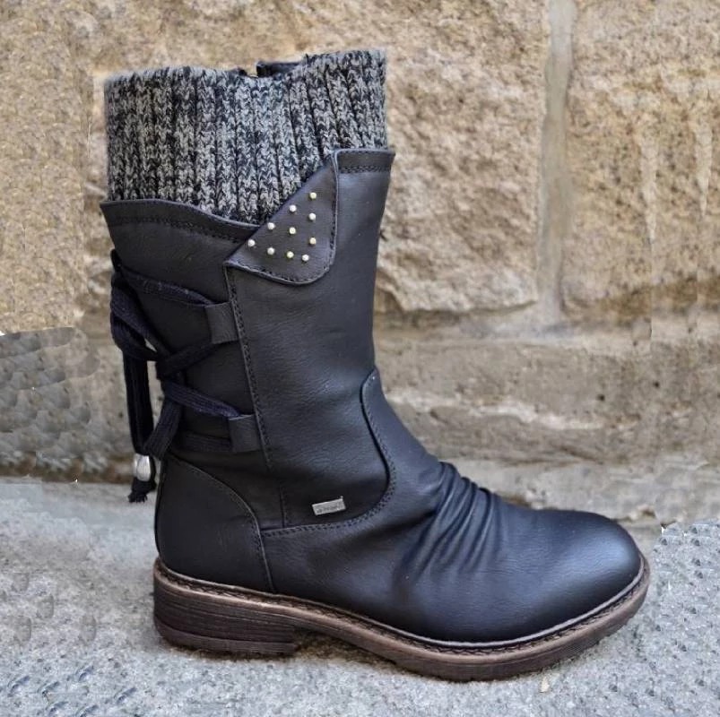 Grey Martin Boots