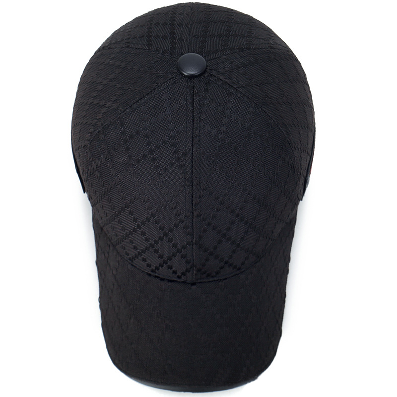 Korean-style Casual Baseball Cap Navy Blue