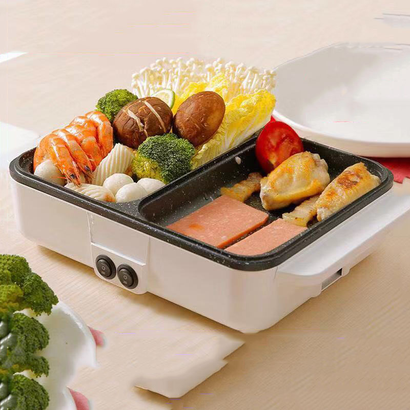 Multifunctional Mini Hot Pot and Grill Image 2
