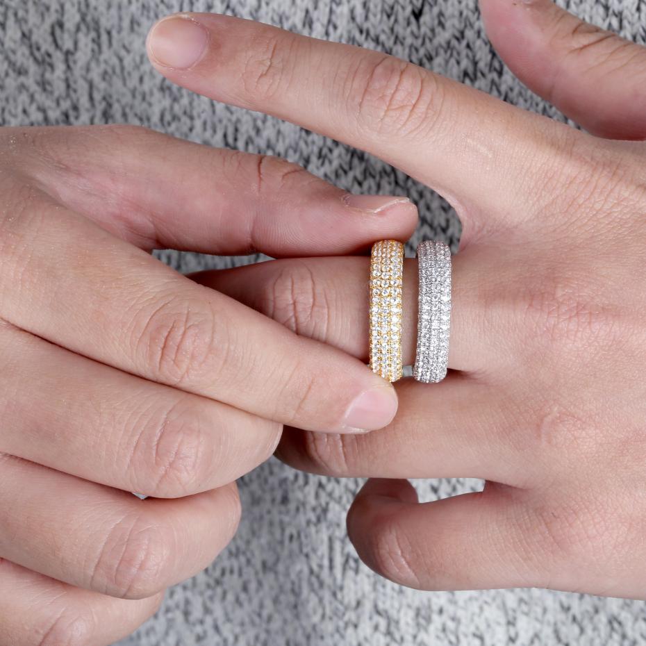 925 Silver Micro-Pavé Zircon Ring - Image 1