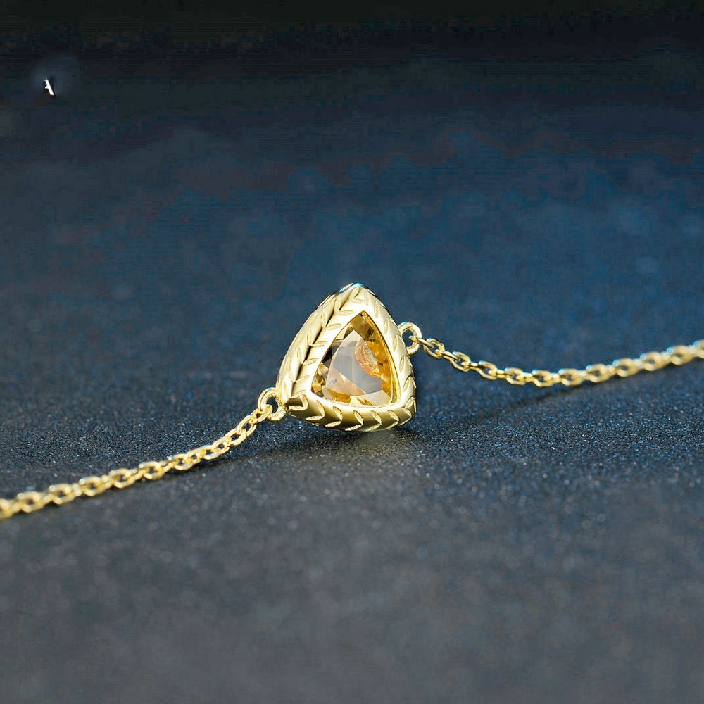 Natural Yellow Quartz Bracelet