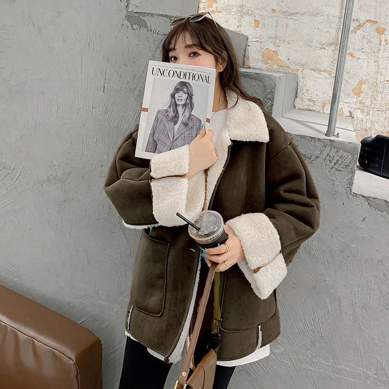 Lamb Wool Coat Image 7
