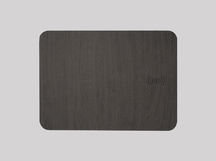 Wood Grain Wireless Charging Mouse Pad 2