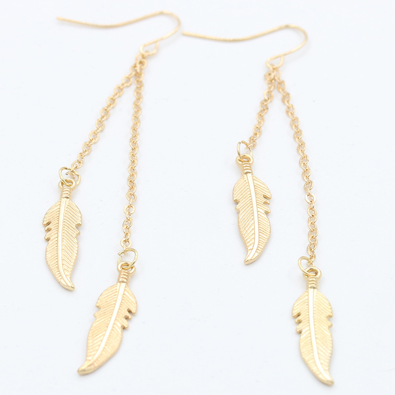 Leaf Earrings Image 2