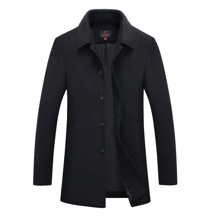 Woolen Coat Back View