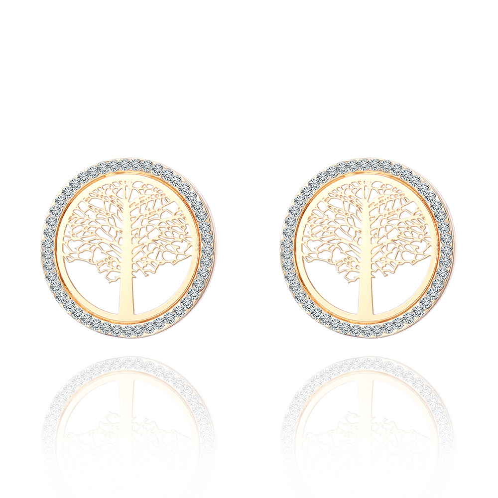 Gold Tree of Life Earrings