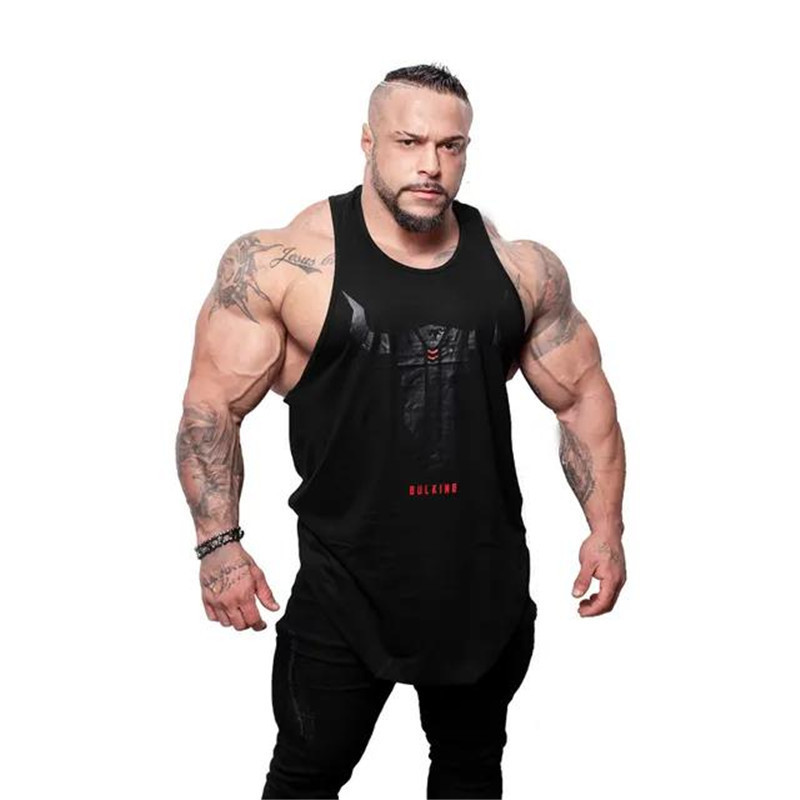 Black Men's Muscle Tank