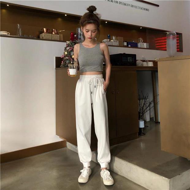 Harem Pants in White Color