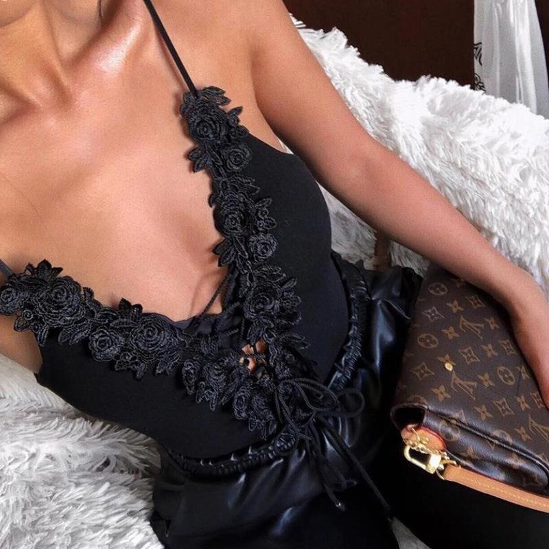 Embroidered Jumpsuit Close-Up