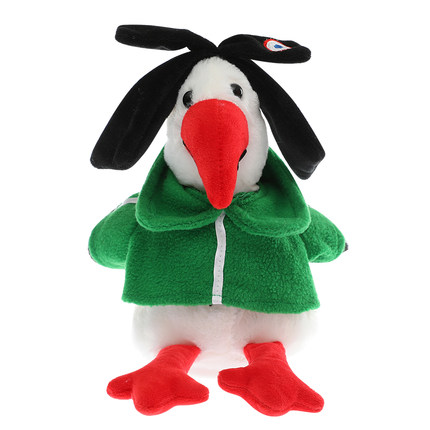 Red Repeating Chicken Plush Toy Image 1