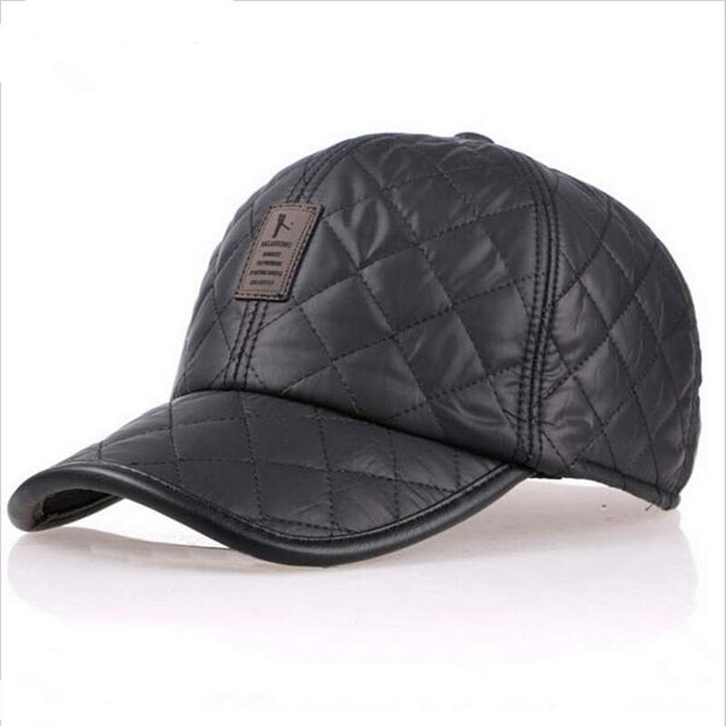 Men's Winter Shiny Baseball Cap