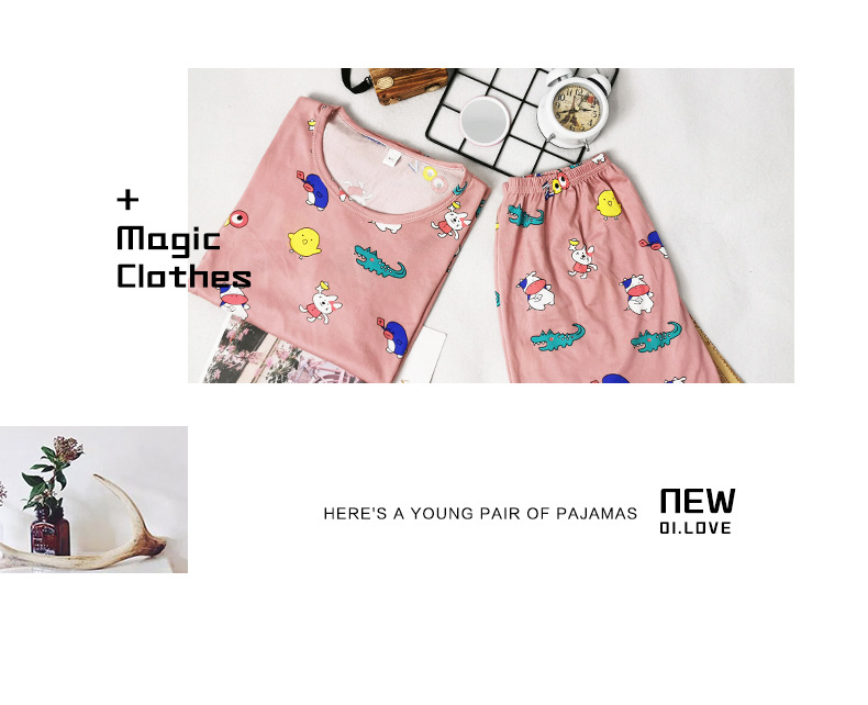 Crocodile Pajama Set