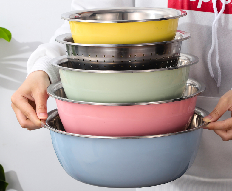 Bowl Set in Use