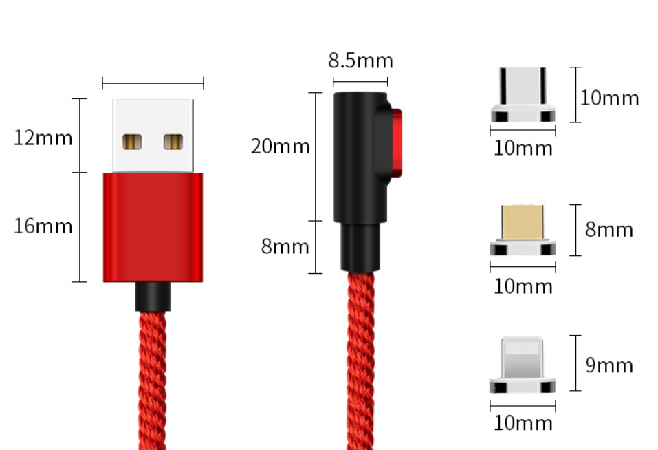 3-in-1 Magnetic Data Cable