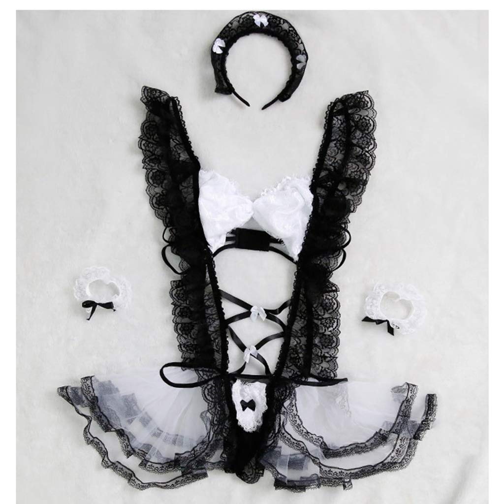 Maid Costume Model Wearing