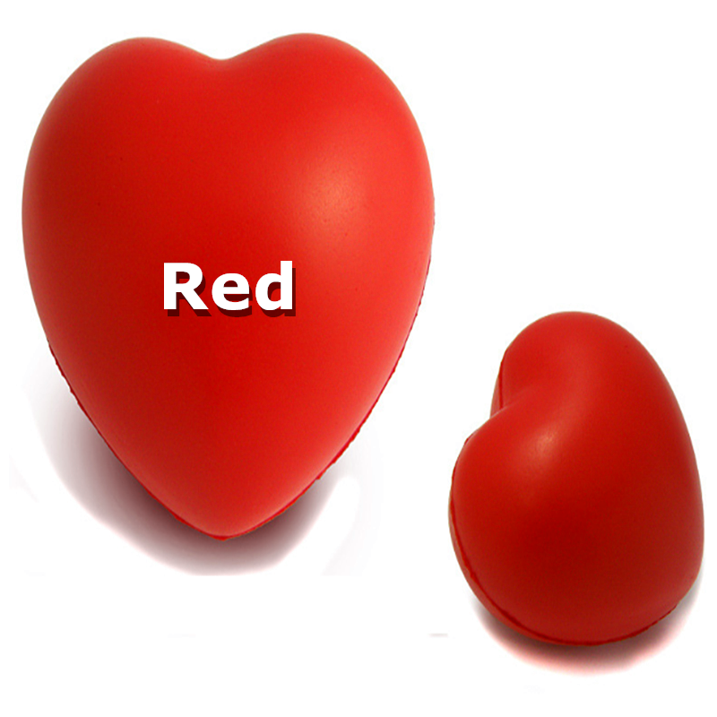 Heart Shaped Stress Ball - Blue and Pink