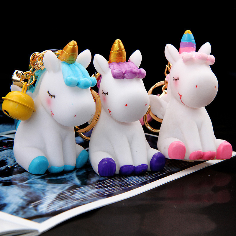 Unicorn Keychain Pink