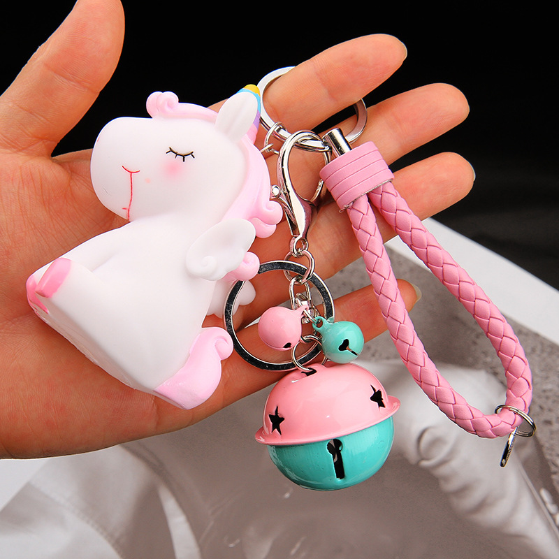 Unicorn Keychain Details 2