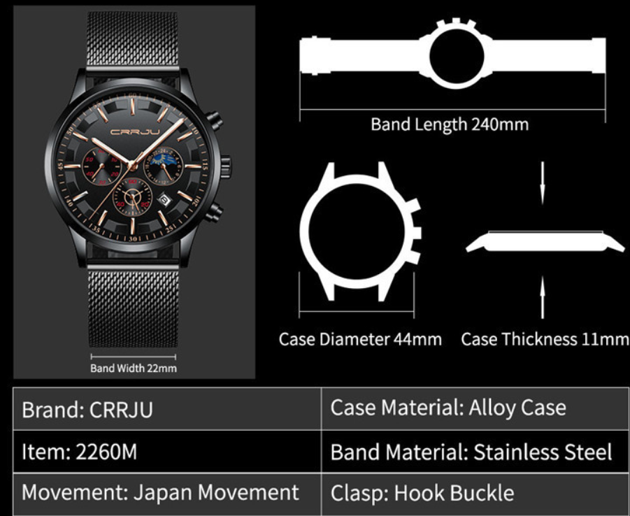 Men's Multi-functional Watch