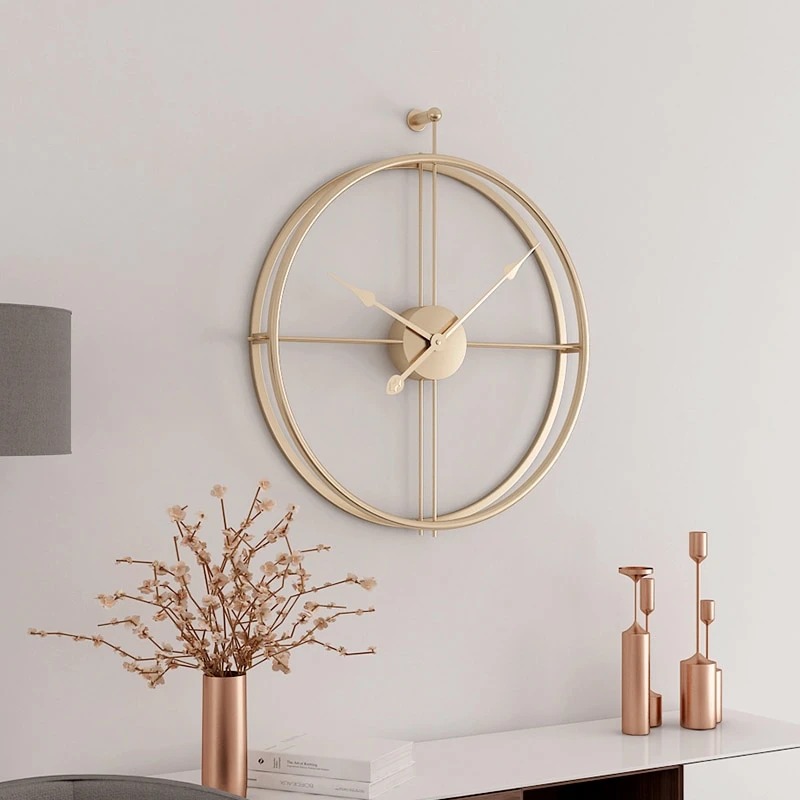 Nordic Creative Fashion Metal Wall Clock
