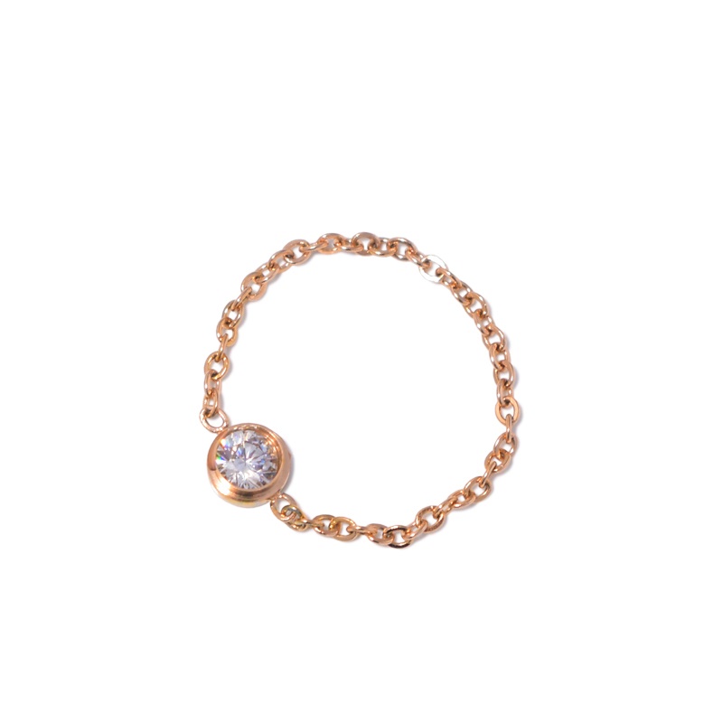 Single Zirconia Irregular Ring