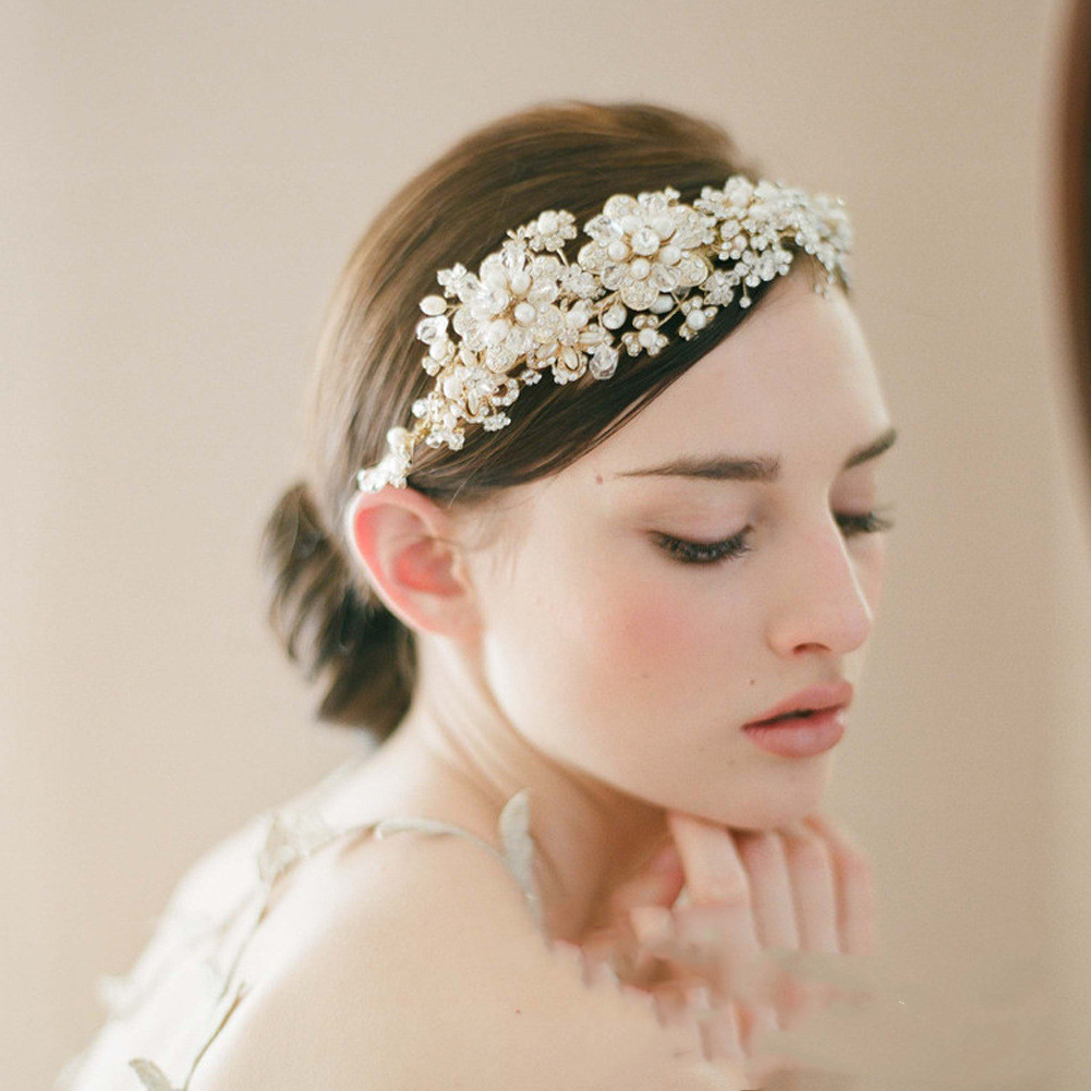 Bridal Crown Headband Image 2