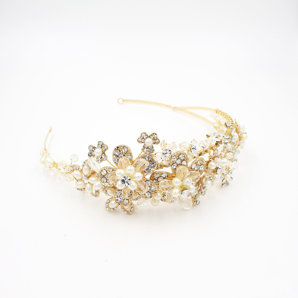 Bridal Crown Headband Image 1
