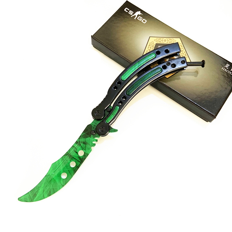 Butterfly Knife in Green Color