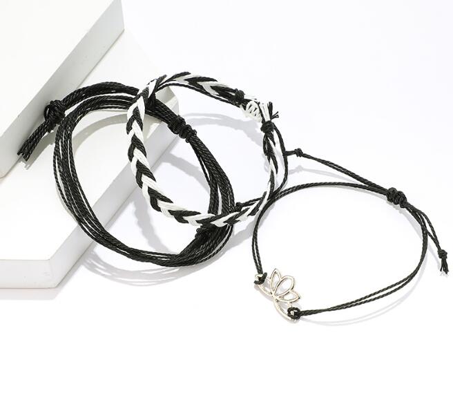 Bohemian Lotus Flower Bracelet Image 3