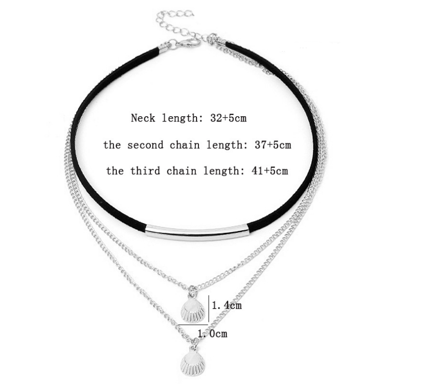 Multi-Layer Shell Pendant Necklace