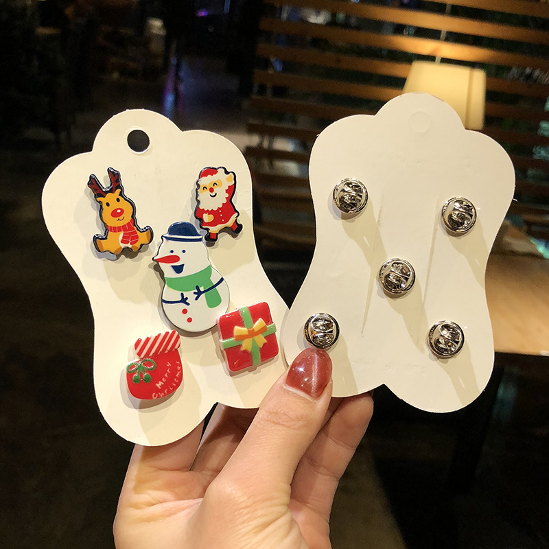Christmas Cartoon Brooch 1