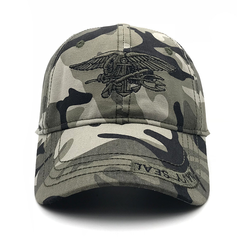 Camouflage Baseball Cap - Angled View