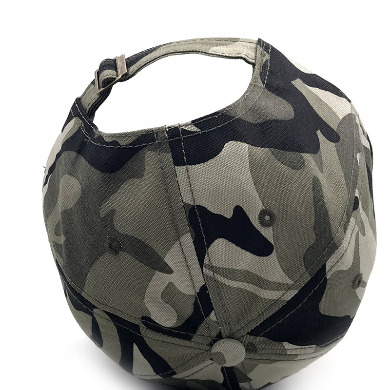 Camouflage Baseball Cap - Back View