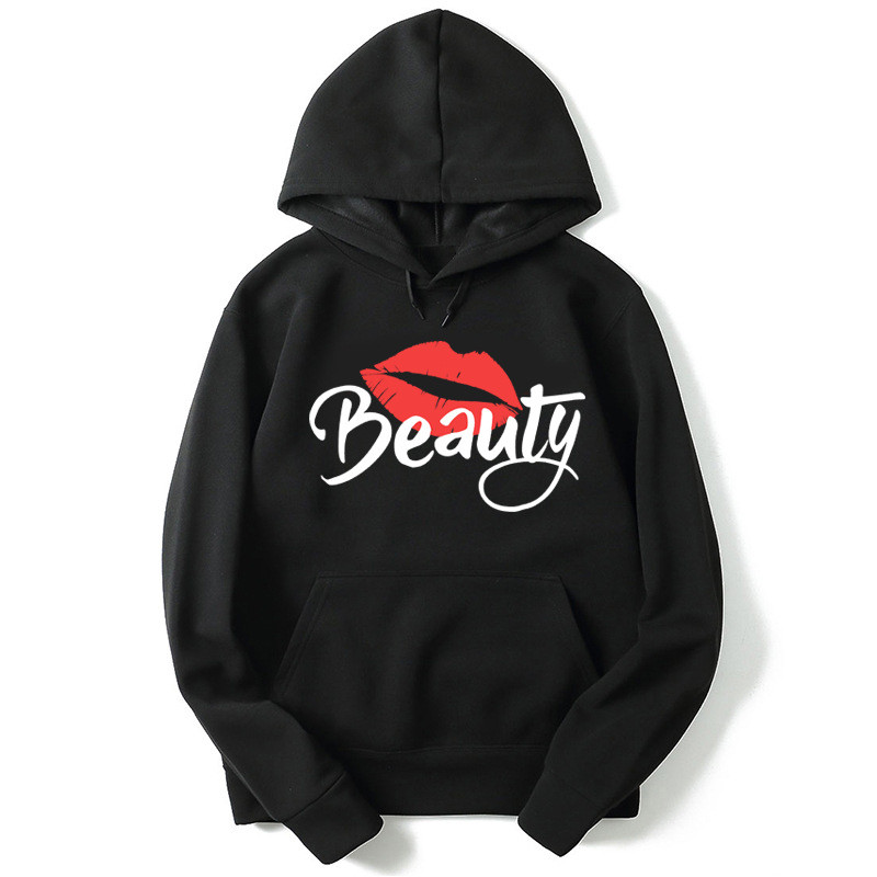 Beast Beauty Printed Hoodie Image 2