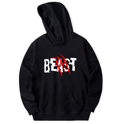 Beast Beauty Printed Hoodie Image 1
