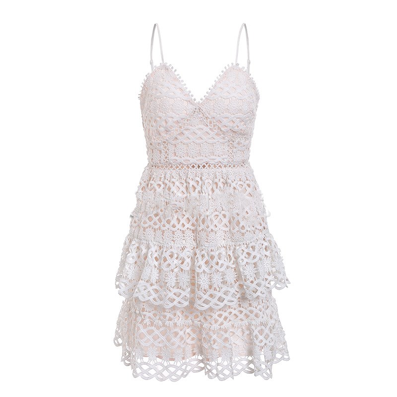 Lace Spaghetti Strap Dress