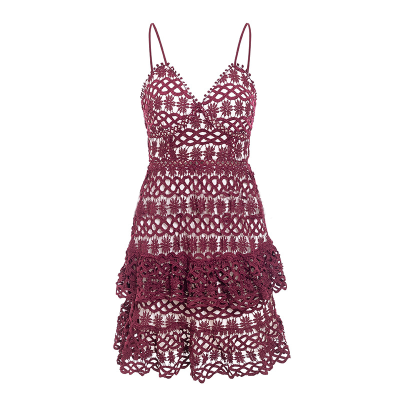 Lace Spaghetti Strap Dress
