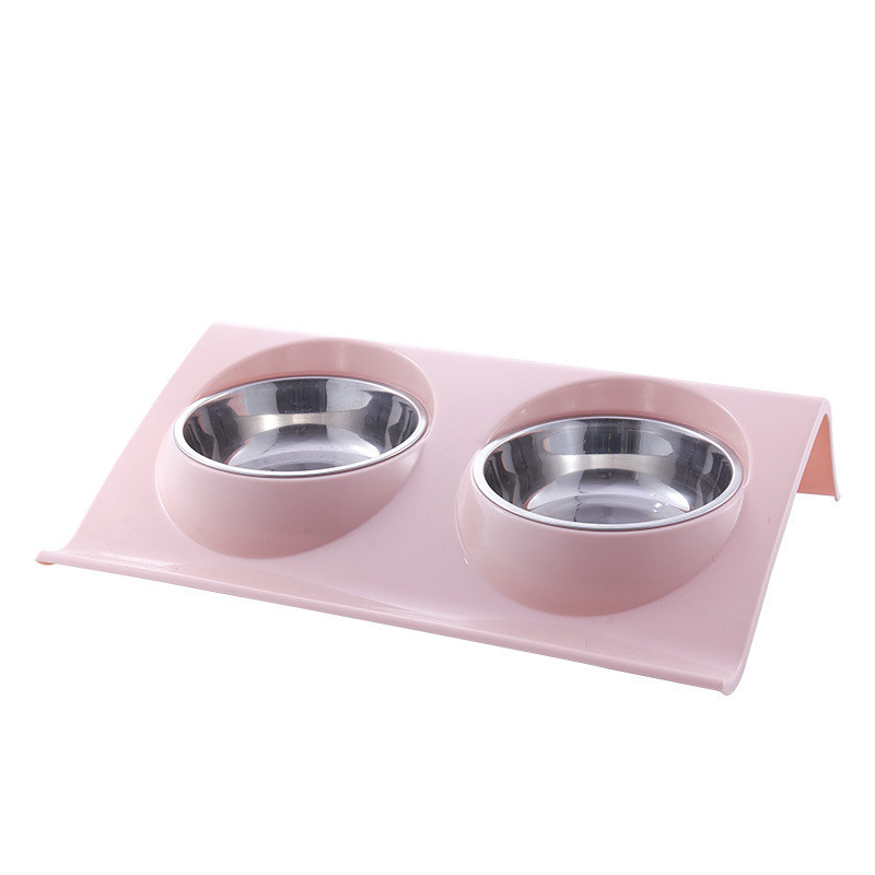 Stainless Steel Pet Double Bowl - Image 6