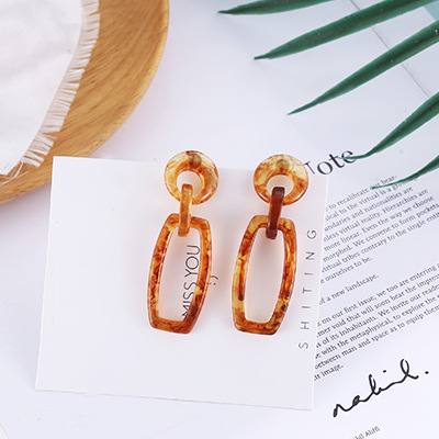 Geometric Acrylic Earrings - Lifestyle Shot