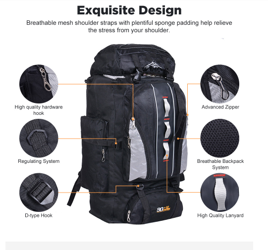 Hiking Backpack Image 6