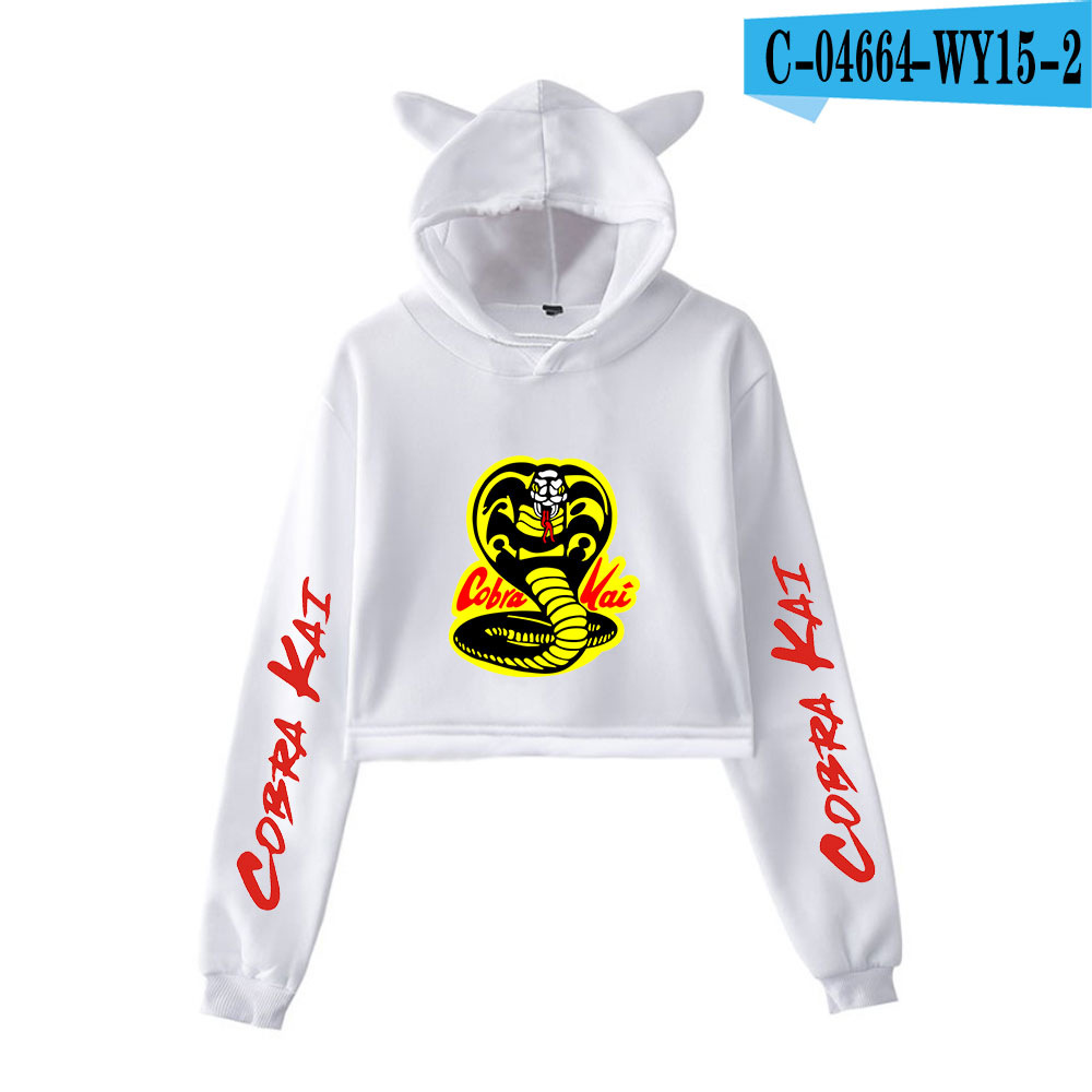 Printed cropped sweatshirt