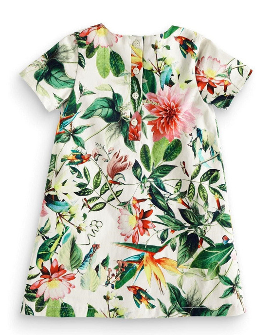 Floral Dress Back View