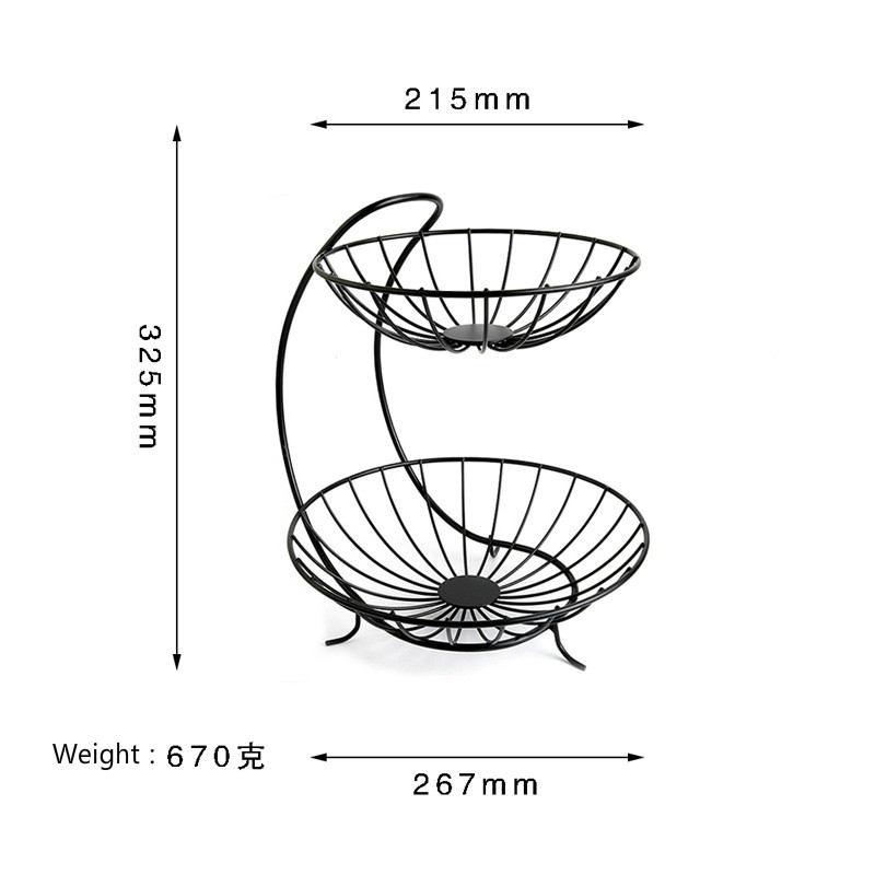Metal Fruit Bowl Image 2