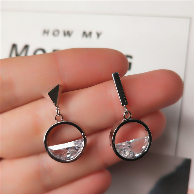 Geometric Zircon Earrings 7