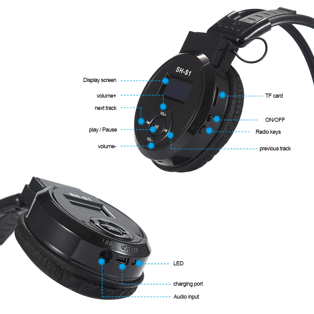 3H-866 Bluetooth Headphones