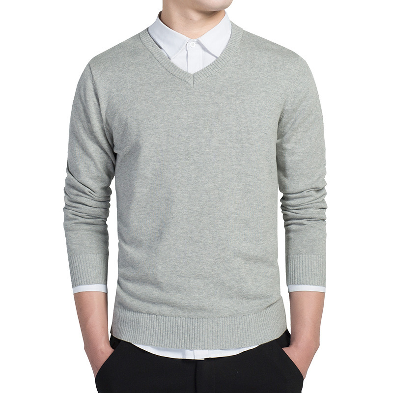Men's V-Neck Sweater - Image 3
