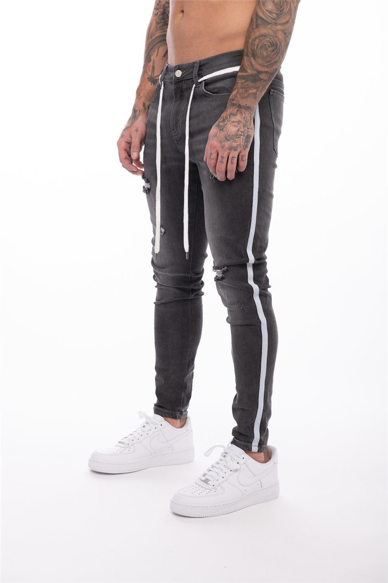 Men's Distressed Jeans - Image 4