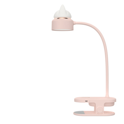 Cat Reading Night Light - Pink