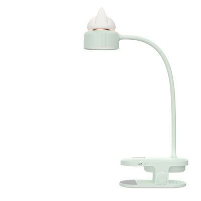 Cat Reading Night Light - White