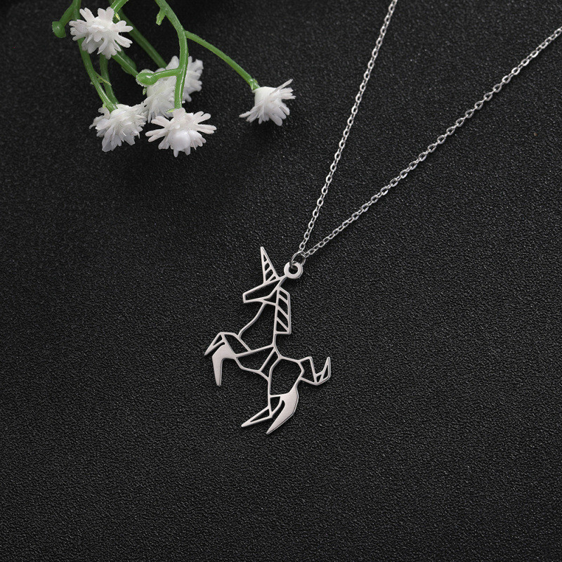 Unicorn Titanium Steel Necklace - Image 3